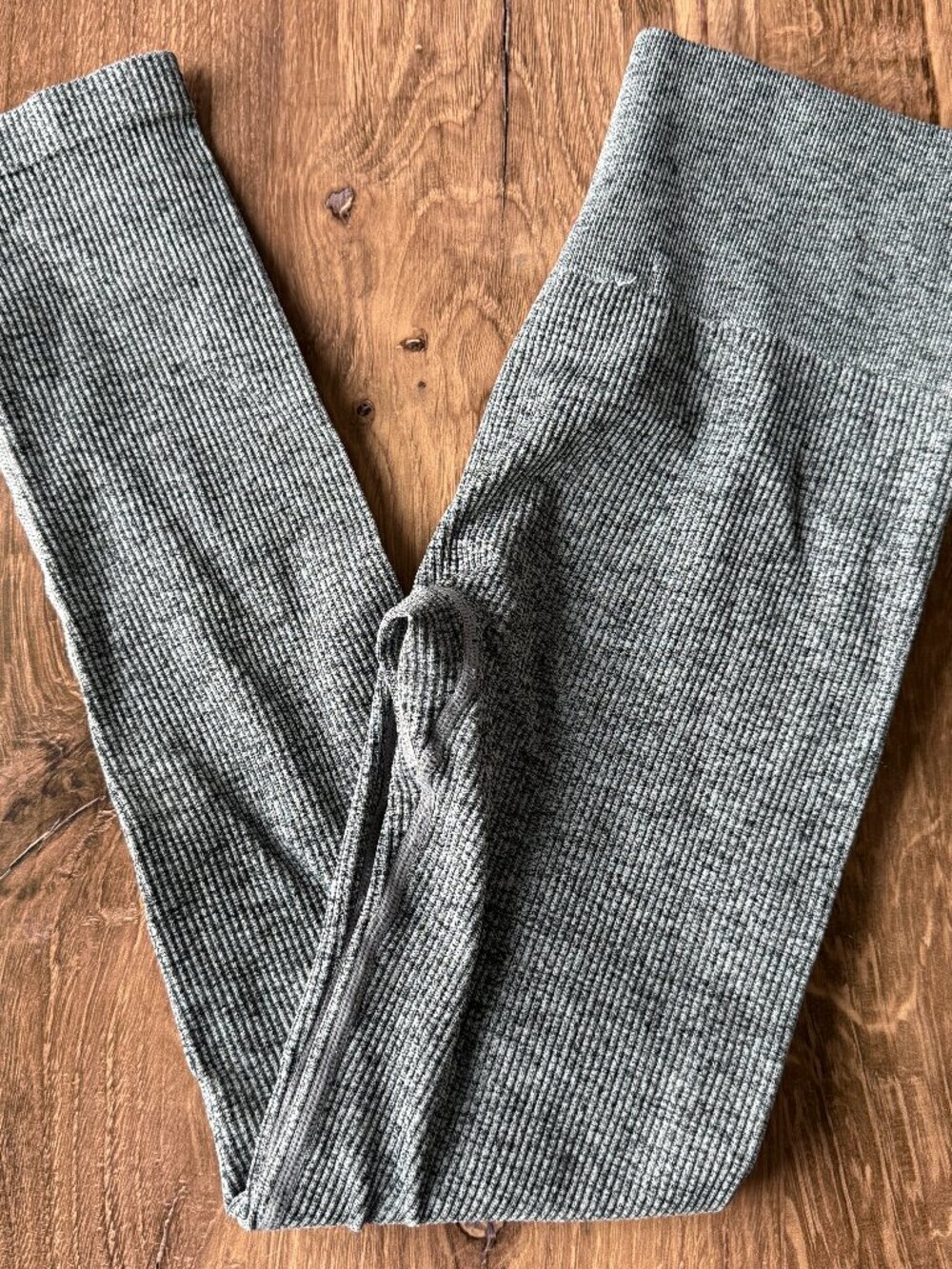Colsie Target Ribbed Seamless Gray Leggings Women's Medium